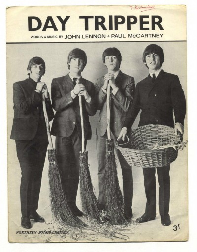 the beatles day tripper original uk sheet music 1965 northern songs 13469 p